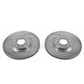 Power Stop 06-14 Honda Ridgeline Front Evolution Drilled & Slotted Rotors - Pair