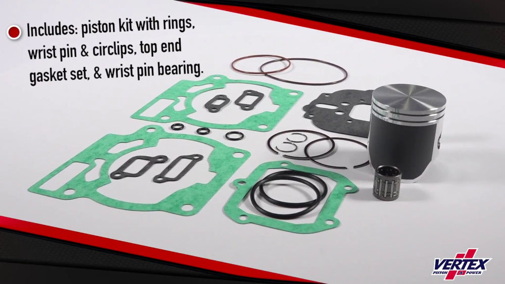 Vertex Pistons 14-21 KX 100/22-24 KX 112 Top End Piston Kit
