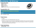 StopTech Drilled Sport Brake Rotor