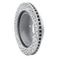 R1 04-06 Dodge Ram 1500 Pickup Rear Right Drilled & Slotted Geo-Carbon Rotor