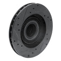 R1 95-97 Ford Ranger (USA/Canada) Front Right Drilled & Slotted Black Brake Rotor