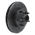 R1 95-97 Ford Ranger (USA/Canada) Front Right Drilled & Slotted Black Brake Rotor