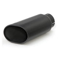 Banks Power Tailpipe Tip Kit -  Obround-Slash Cut Offset Clamp-On Style - Black - 5in Tube