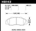 Hawk Performance auto part installed view