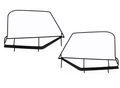 Factory Replacement Door Skins for 1987-1995 Jeep Wrangler YJ, 1997-2006 Jeep Wrangler TJ, Black Denim Rampage