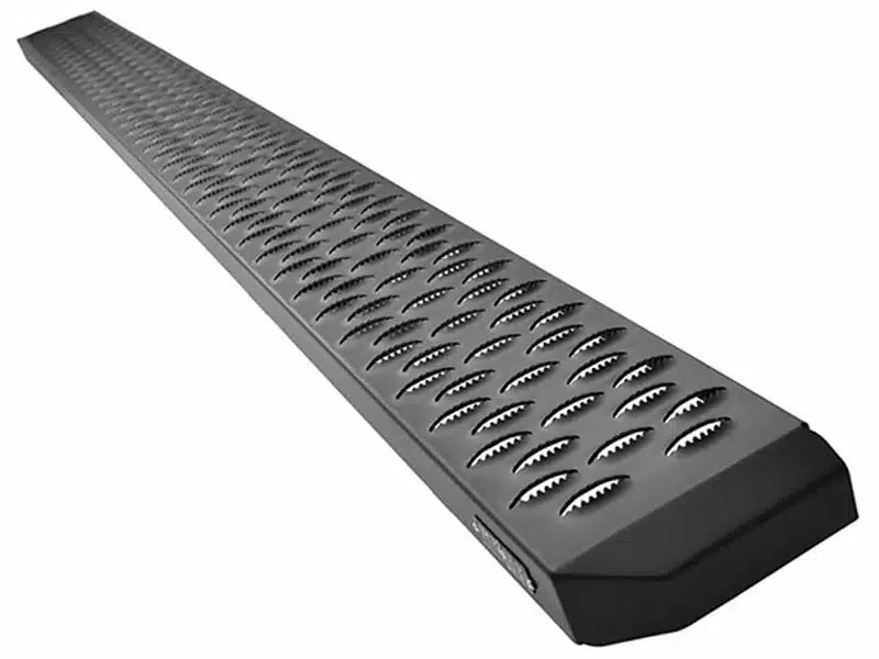 0321 EXPRESS/SAVANA GRATE STEPS RUNNING BOARDS TEXTURED BLAC