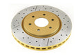DBA 04-12 Nissan Pathfinder 4.0L Front Drilled & Slotted Street Series Rotor