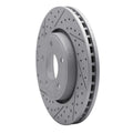 DFC 11-22 Dodge Durango Front Left Drilled & Slotted Geoperformance Rotor