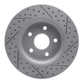 DFC 11-22 Dodge Durango Front Left Drilled & Slotted Geoperformance Rotor
