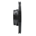 R1 12-18 BMW 228I Front Left Drilled & Slotted Black Brake Rotor