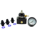 Fuelab 535 EFI Adjustable Mini FPR 25-90 PSI (2) -6AN In (1) -6AN Return - Blue