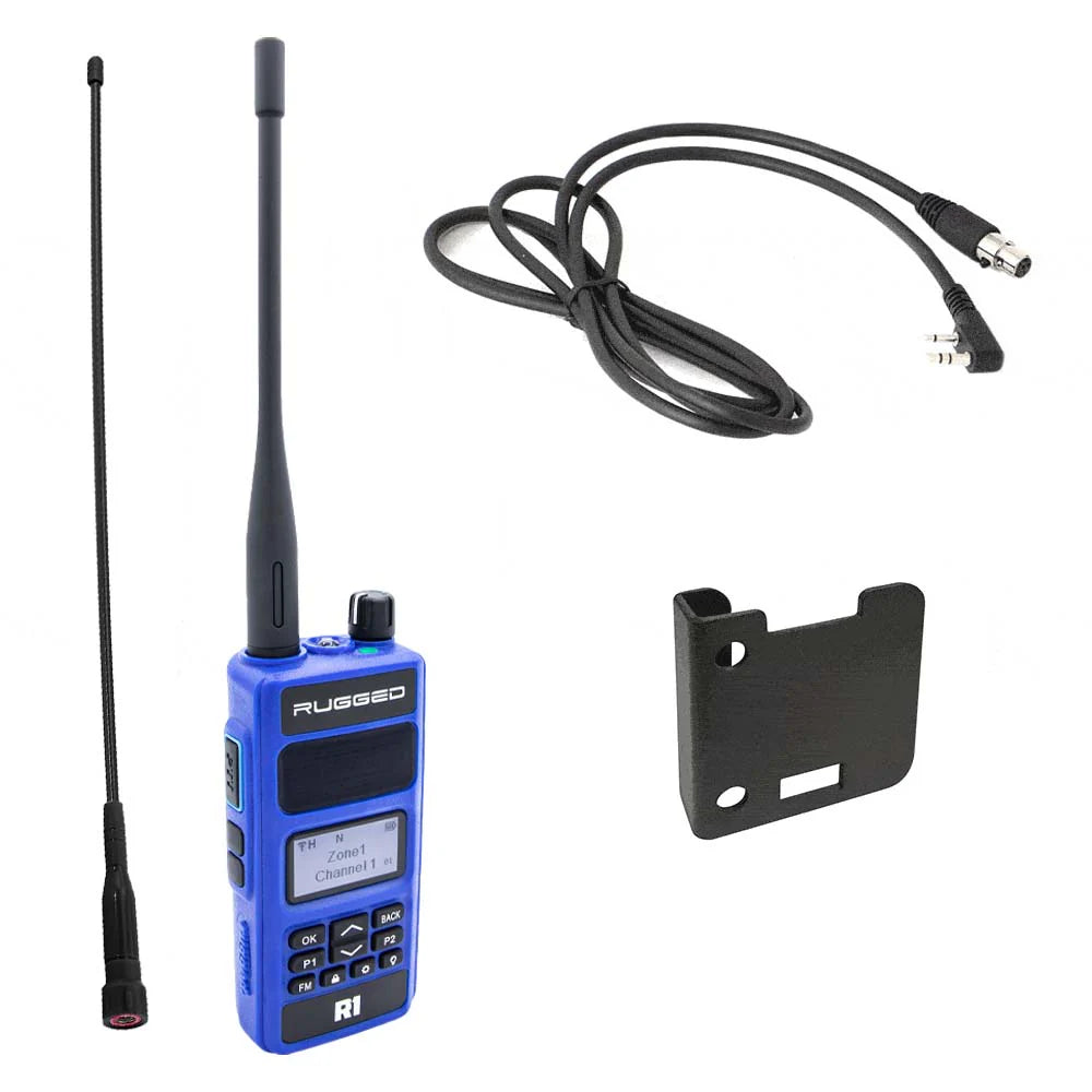 Rugged Radios blue auto part