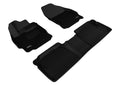 3D MAXpider 2012-2014 Toyota Camry/Camry Hybrid Kagu 1st & 2nd Row Floormats - Black