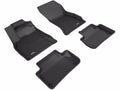 3D MAXpider 2018-2020 Audi Q5 Kagu 1st 2nd Row Floormats - Black