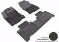 3D MAXpider 2015-2020 Lexus NX/NX Hybrid Kagu 1st & 2nd Row Floormats - Black