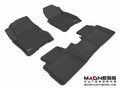 3D MAXpider 2008-2013 Nissan Rogue Kagu 1st & 2nd Row Floormats - Black