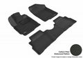 3D MAXpider 2011-2013 Kia Soul Kagu 1st & 2nd Row Floormats - Black