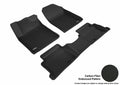 3D MAXpider 2018-2020 Hyundai Elantra GT Kagu 1st & 2nd Row Floormats - Black