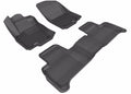 3D MAXpider 2012-2018 Mercedes-Benz GLE-Class/ML-Class Kagu 1st & 2nd Row Floormats - Black