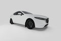 Rally Armor 19-25 Mazda3 Hatchback White UR Mud Flap w/Black Logo
