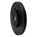 R1 08-12 Renault TRAFIC (Mexico) Front Left Drilled & Slotted Black Brake Rotor