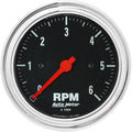 Autometer Traditional Chrome 3-3/8in 6K RPM In-Dash Mechanical Tachometer