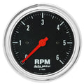 Autometer Traditional Chrome 3-3/8in 6K RPM In-Dash Mechanical Tachometer
