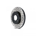 StopTech 03-09 Lincoln Town Car / 03-09 Mercury Grand Marquis Front Right Slotted & Drilled Rotor