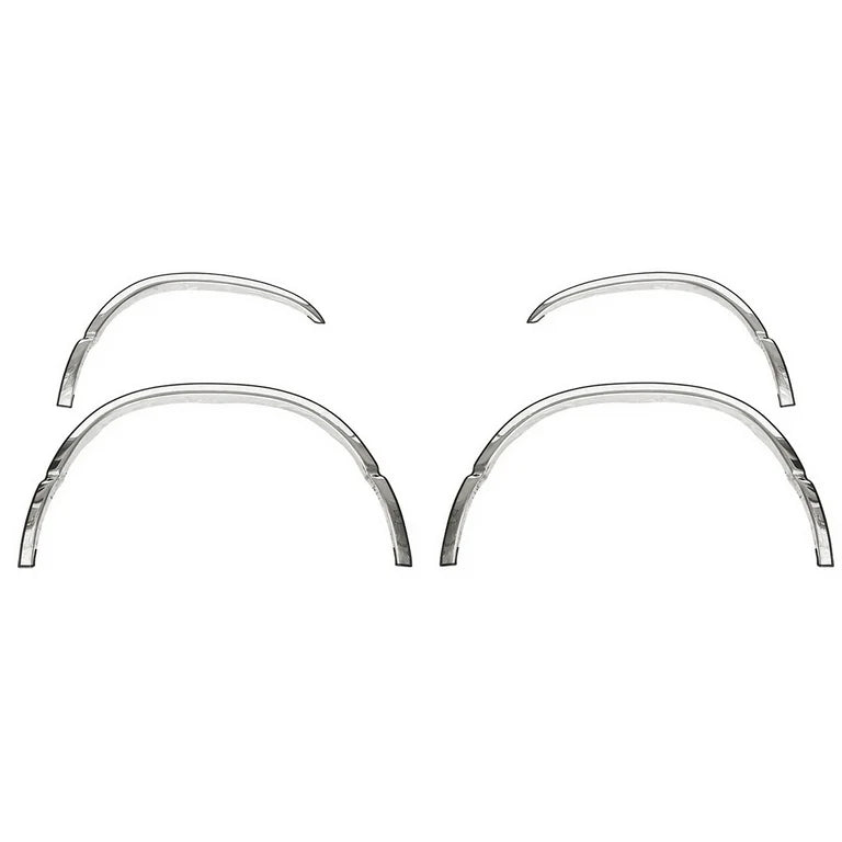 0006 TAHOE (NARROW TRIM) 4DR 2FTFT WIDE STAINLESS STEEL FENDER TRIM 4 PCSFULL