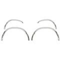 0006 TAHOE (NARROW TRIM) 4DR 2FTFT WIDE STAINLESS STEEL FENDER TRIM 4 PCSFULL