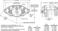 Wilwood D52-R Single Piston Floating Racing Caliper - 2.38in Piston 1.04in Rotor - Hard Anodize