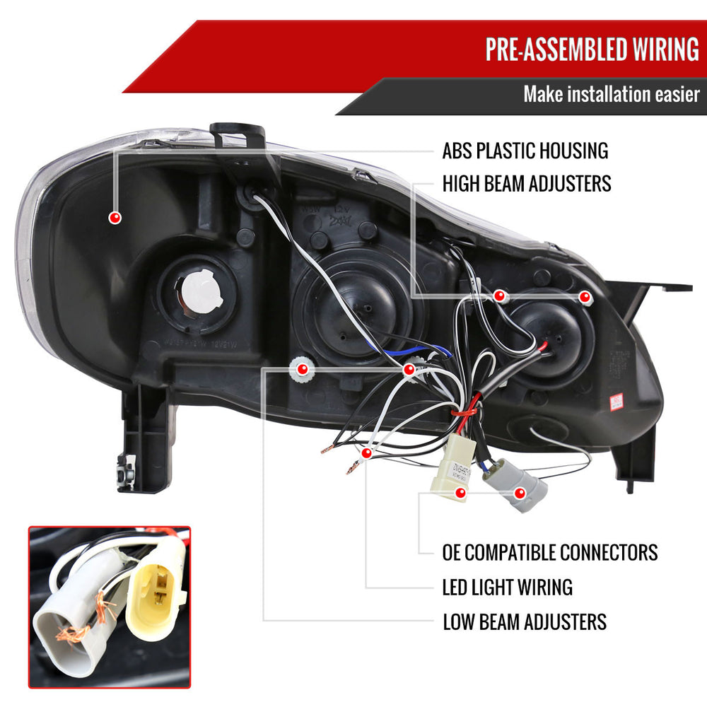 03-08 COROLLA HALO LED PR