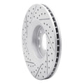 DFC 03-11 Cadillac Bls (Mexico) Front Right Drilled & Slotted Geoperformance Rotor