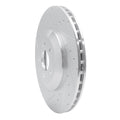 DFC 17-23 Mercedes-Benz CLS450 Rear Left Drilled & Slotted Silver Brake Rotor