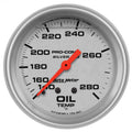 AutoMeter Gauge Oil Temp 2-5/8in. 140-280 Deg. F 8ft. Liquid Filled Mech Ultra-Lite