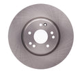 R1 Concepts Brake Rotor Drilled and Slotted Silver Fits Mercedes-Benz E500