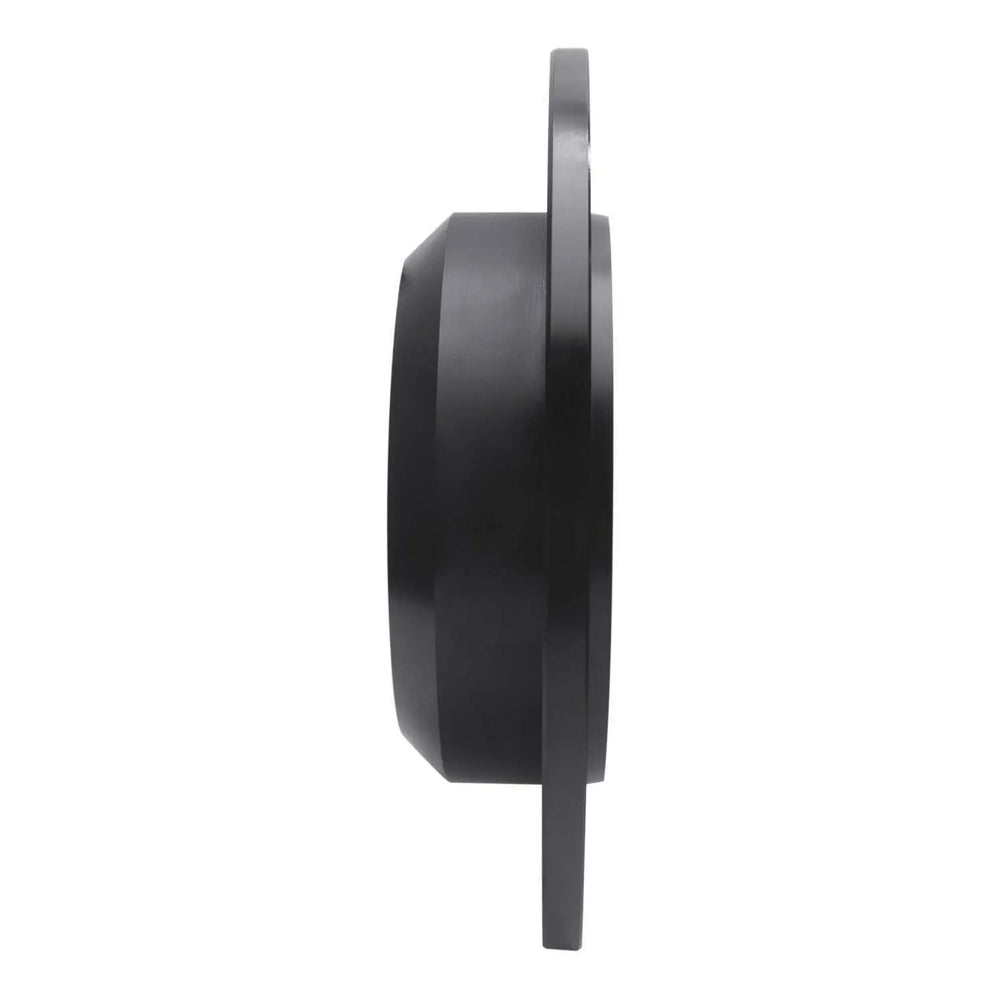 R1 18-25 Jeep Wrangler Rear Right Drilled & Slotted Black Brake Rotor