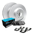R1 Concepts Brake Rotor- Carbon Coated with Ceramic Pads Hdw