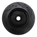 R1 91-94 Ford Explorer Front Left Drilled & Slotted Black Brake Rotor