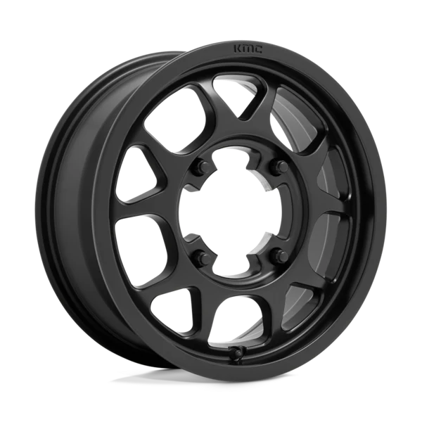 KMC POWERSPORTS KS136 15X6 4X137 S-BLK 38MM - KS13656048738