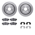 R1 Concepts E- Line Series Brake Rotor with Ceramic Brake Pads Hdw Fits Chevrolet Caprice