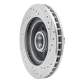 R1 1969-1996 Buick Riviera Front Left Drilled & Slotted Silver Brake Rotor