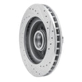 DFC 69-96 Buick Centurion Front Left Drilled & Slotted Silver Brake Rotor