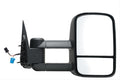 0306 SILV/SIER/AVA/SUB/TAH/YUK RH HEATED POWER FOLDAWAY OE MIRROR BLK EXTENDABLE TOWING DUAL GLAS