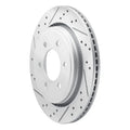 R1 15-17 Ford F-150 4WD Rear Left Drilled & Slotted Geo-Carbon Rotor