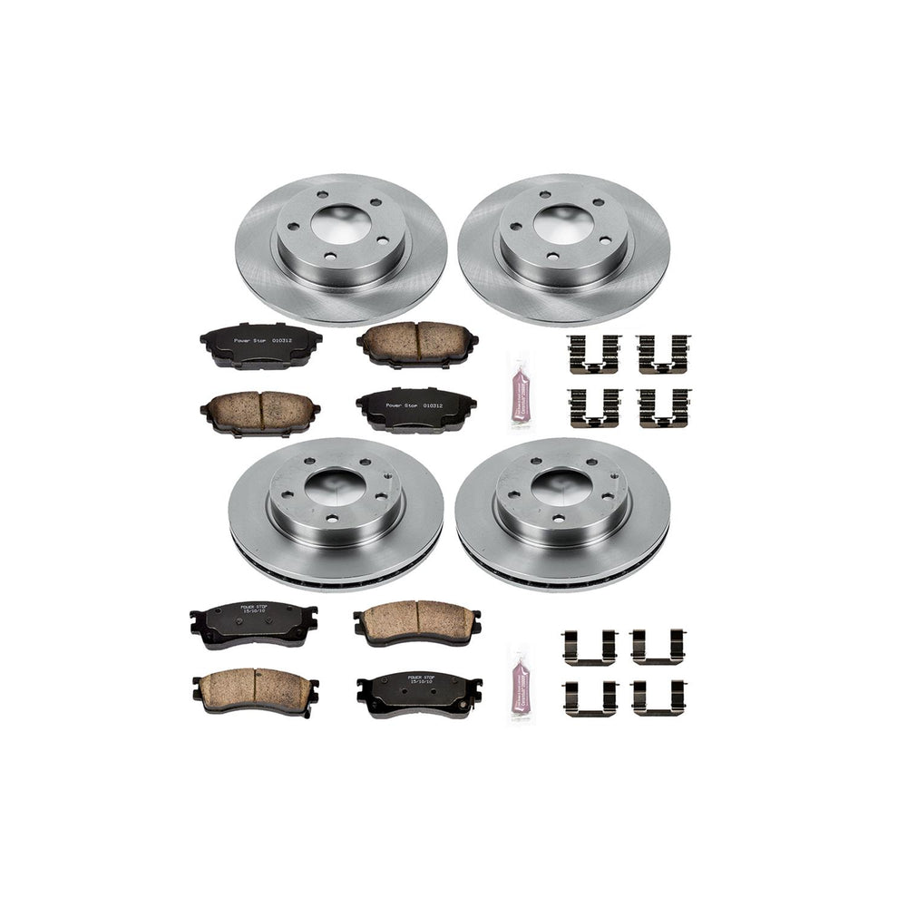 Power Stop 01-03 Mazda Protege Front & Rear Autospecialty Brake Kit