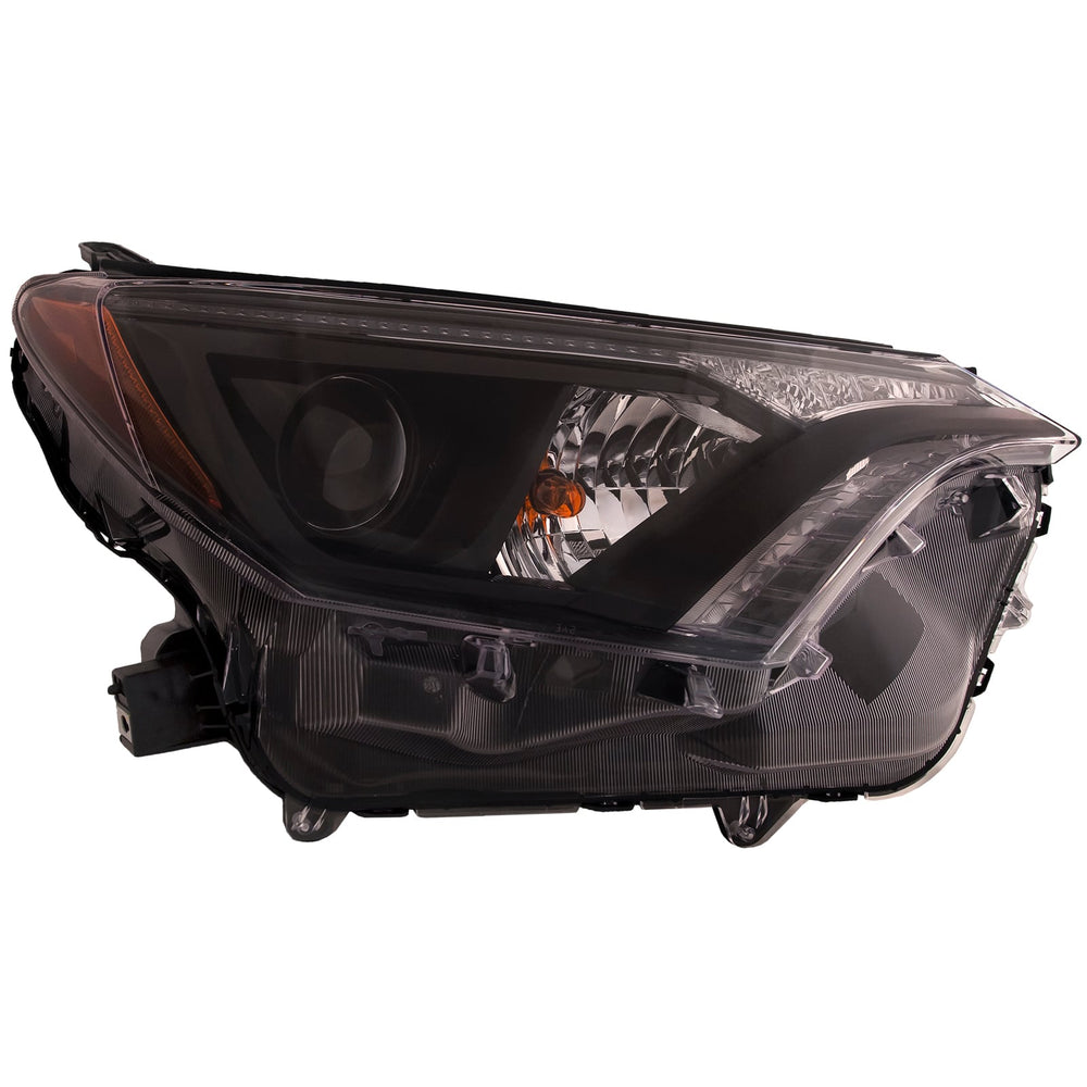 CAPA RH HEADLAMP ASSY(HALOGEN)(W/BLACK BEZEL)(NORTH AMERICA BUILT) TY RAV4 1618