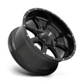 MO970 17x9 8x170.00 GLOSS BLACK W/MILLED LIP (12 mm)