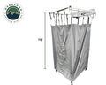 Overland Vehicle Systems HD Nomadic Shower - Single Person Quick Deploying Shower 42 x 42 Grey Body Green Trim W Black Travel Bag