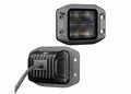 Go Rhino Blackout Series Lights Pair of 3x3 Cube LED Flood Light Kit Flush Mount Black Go Rhino